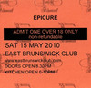 Epicure Live At the East Brunswick Club