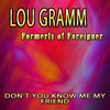 Lou Gramm Don`t You Know Me My Friend