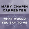 Mary Chapin Carpenter What Would You Say to Me - Single