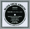 Various Artists Black Vocal Groups Vol. 1 (1924-1930)