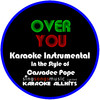Karaoke All Hits Over You (In the Style of Cassadee Pope) (Karaoke Instrumental Version) - Single