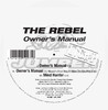 Rebel Owner`s Manual - Ep