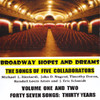 David Holmes Broadway Hopes and Dreams, Vol. One & Two