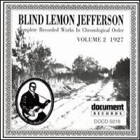 Blind Lemon Jefferson Complete Recorded Works, Vol. 2 - 1927