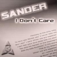 Sander I Don`t Care (Single)