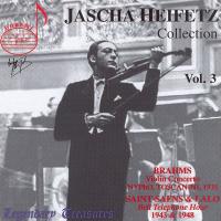 Johannes Brahms Jascha Heifetz Collection, Volume 3