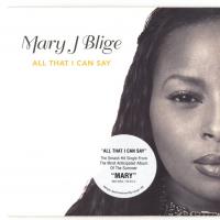 Mary Blige All That I Can Say (Single)