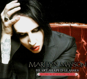 Marilyn Manson Heart Shaped Glasses