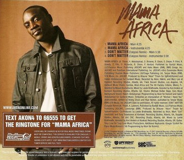 Akon Mama Africa